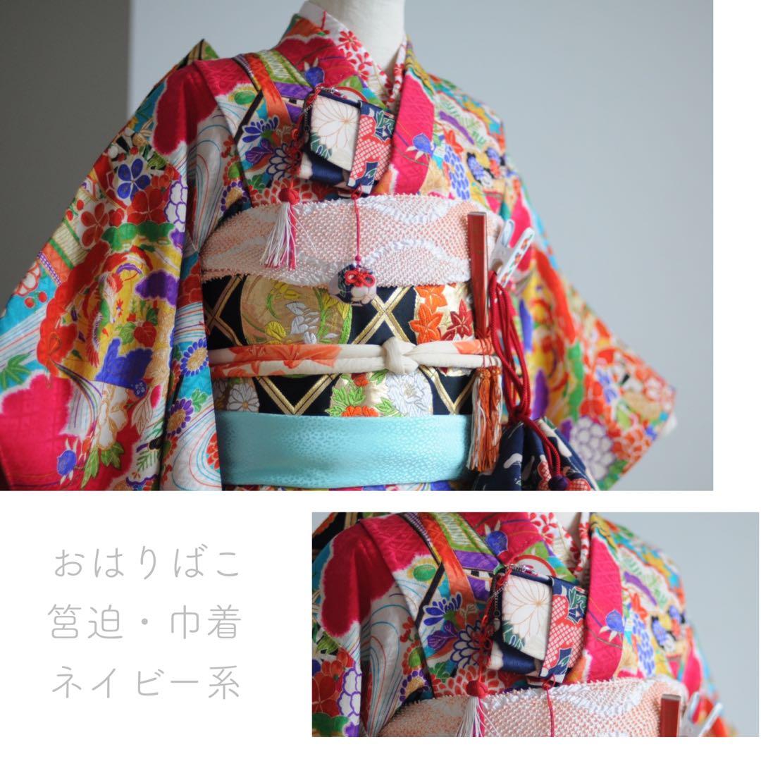 七五三 アンティーク 7歳 女の子 フルセット アンティーク着物 正絹 ピンク