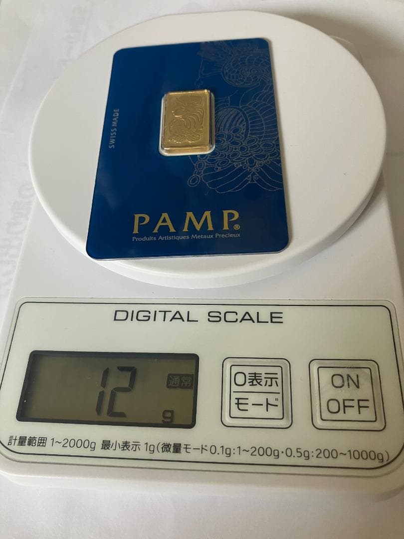 PAMP FINE GOLD　金999.9　5g　密封ケース入り (5-3)