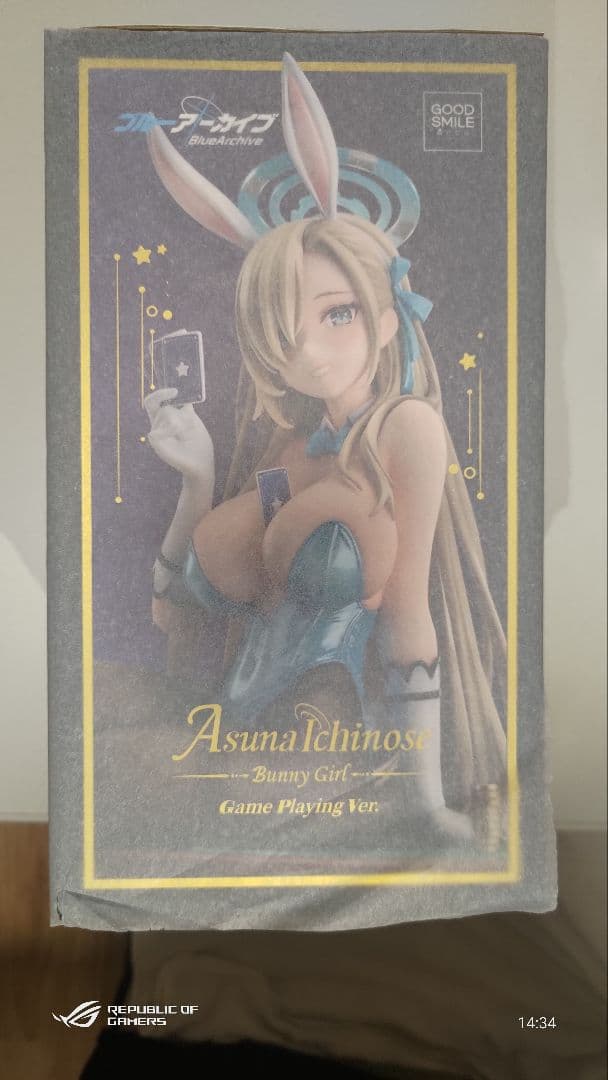 ブルアカ　一之瀬アスナ・角楯カリン　バニーガール　Game Playing