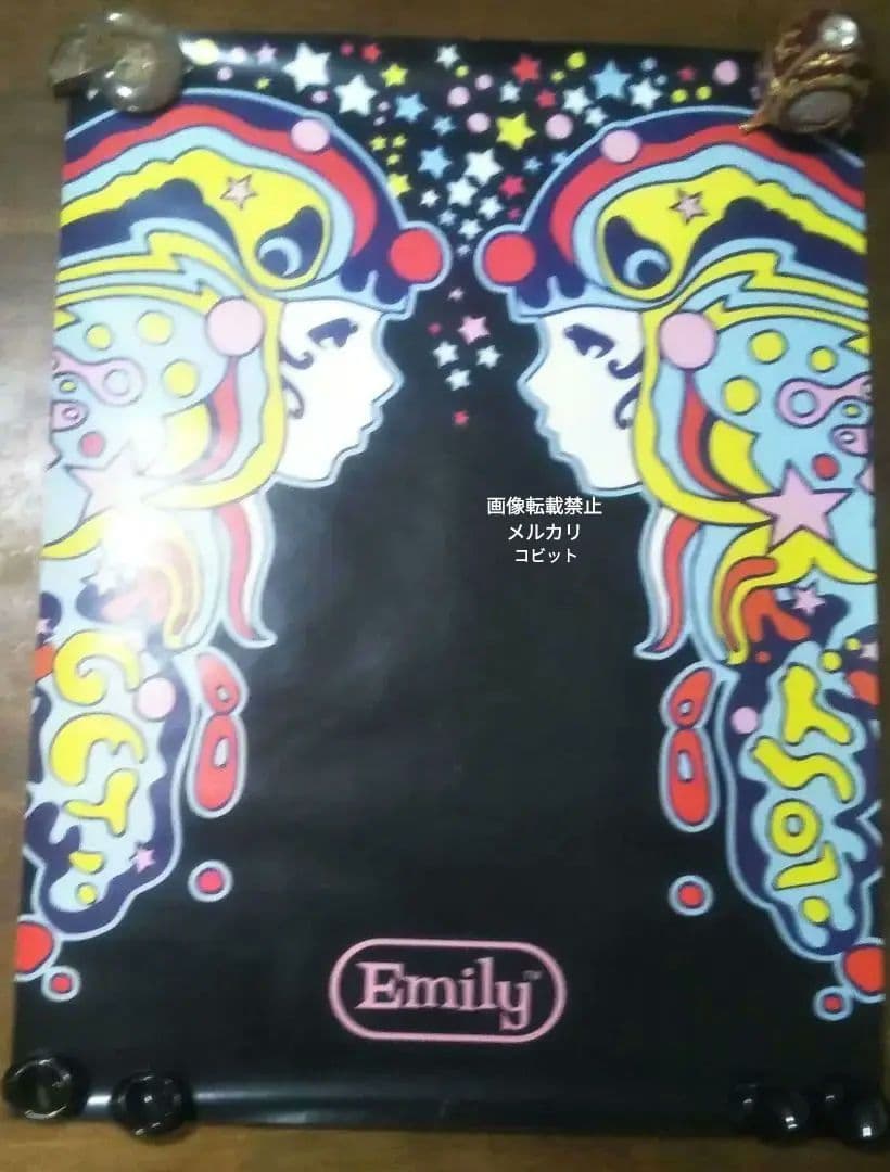 レア　Emily the strange ポスター cosmic debris