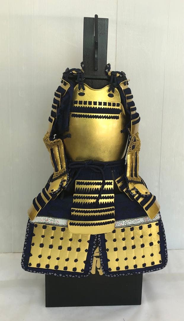 五月人形　着用鎧 armor 徳川家康初陣　本金溜塗仏胴胸取具足　子供用本物志向