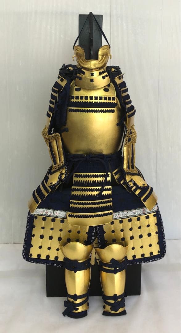 五月人形　着用鎧 armor 徳川家康初陣　本金溜塗仏胴胸取具足　子供用本物志向