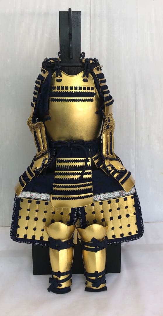 五月人形　着用鎧 armor 徳川家康初陣　本金溜塗仏胴胸取具足　子供用本物志向