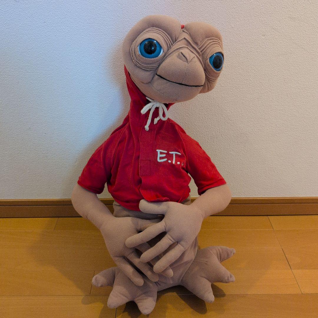 【E.T】 特大 フード付きぬいぐるみ 約60cm 限定 トイザらス ET ぬいぐるみ 特大 約60cm 喋る トーキング - メルカリ