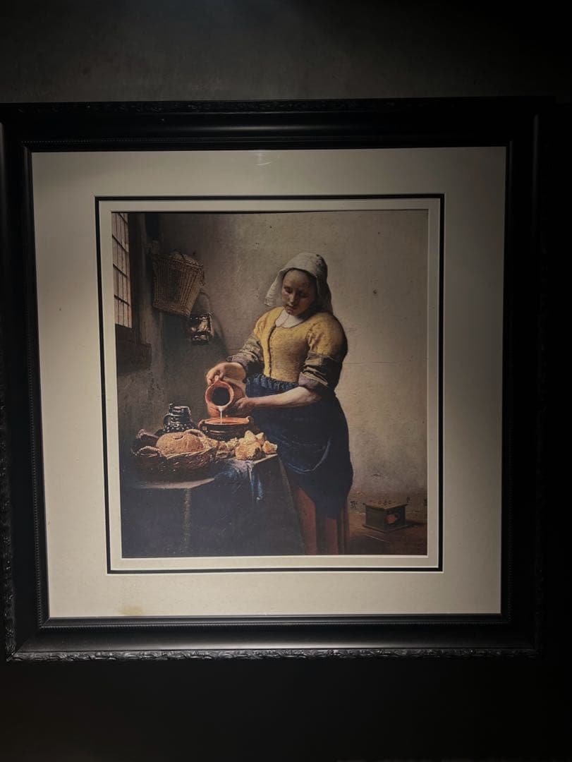 Jan Vermeer (1632-1675)【Het melkmeisje】