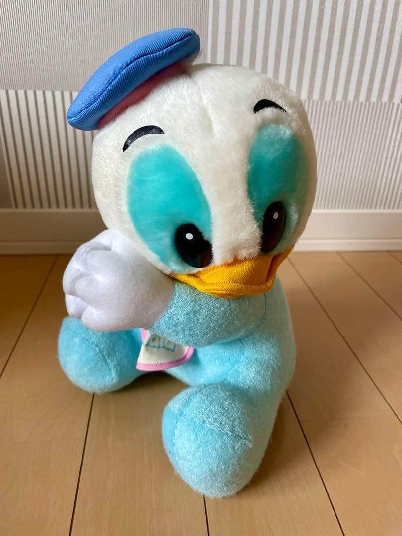 【ドナルド】 終売品 希少 ぬいぐるみ 3つ 自立 童顔 レトロ