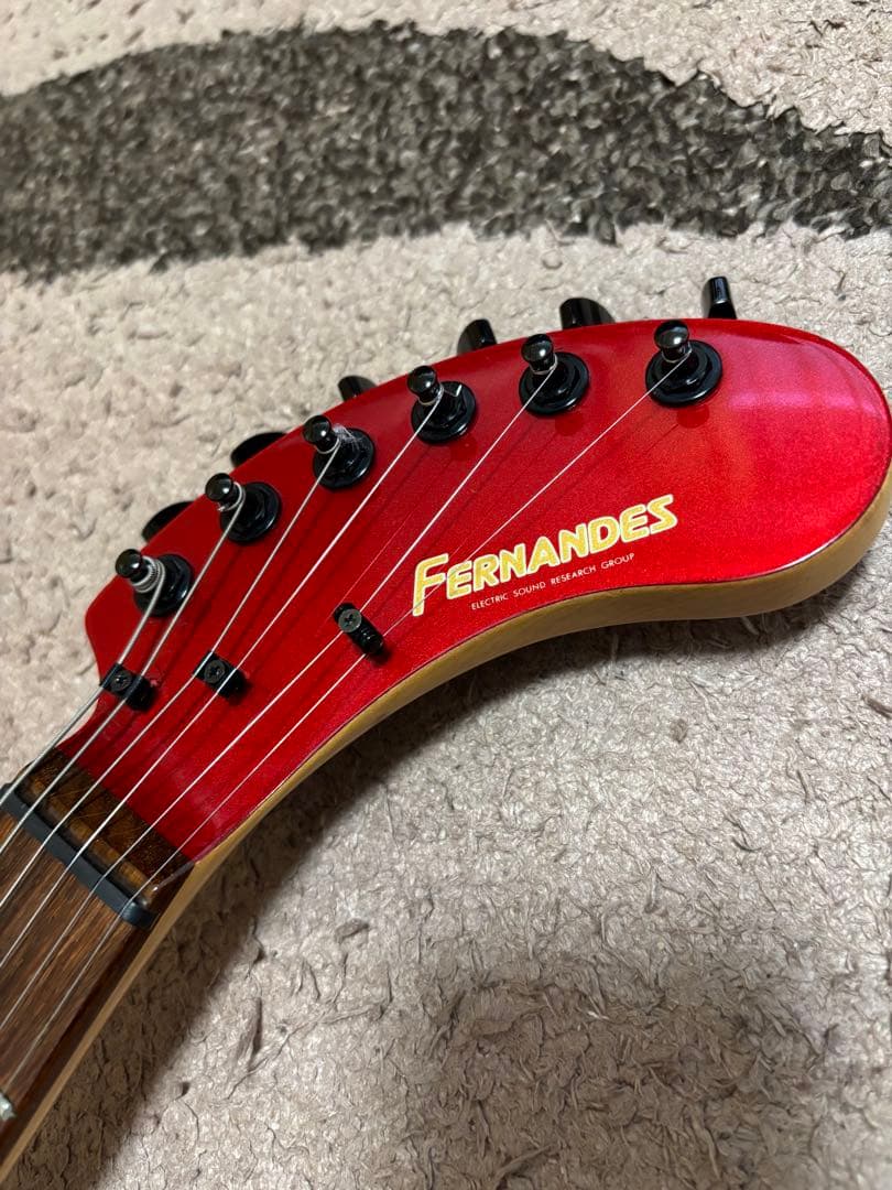 FERNANDES フェルナンデス ZO-3 メタリックレッド　ソフトケース付き