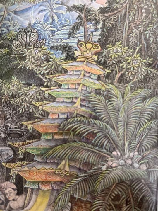 バリ　絵画　ウブド　オダラン