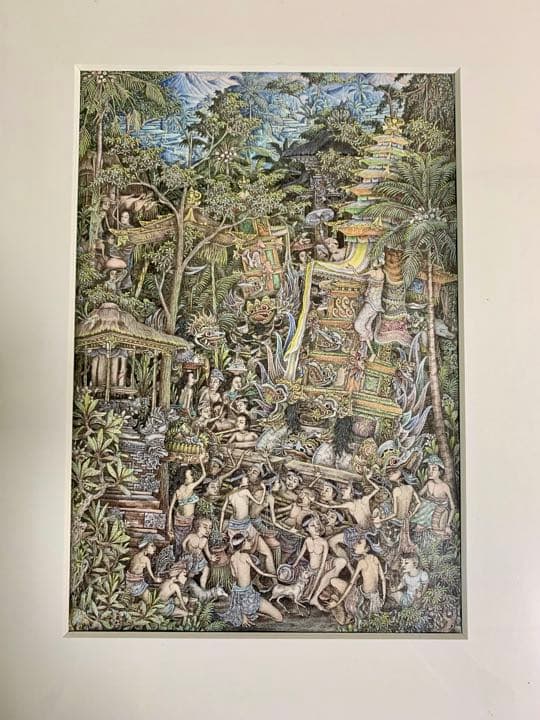 バリ　絵画　ウブド　オダラン