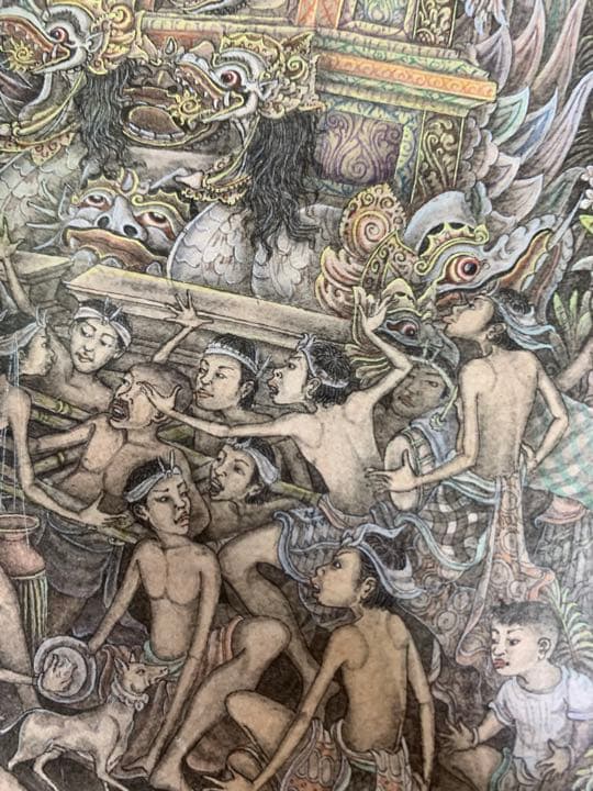 バリ　絵画　ウブド　オダラン