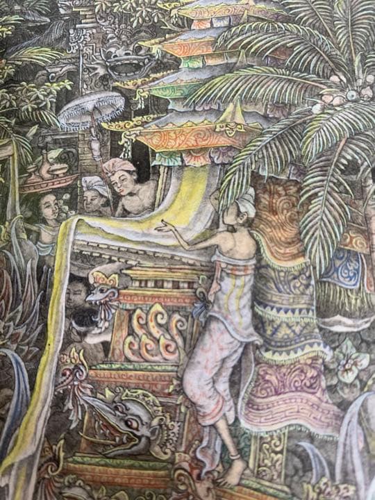 バリ　絵画　ウブド　オダラン