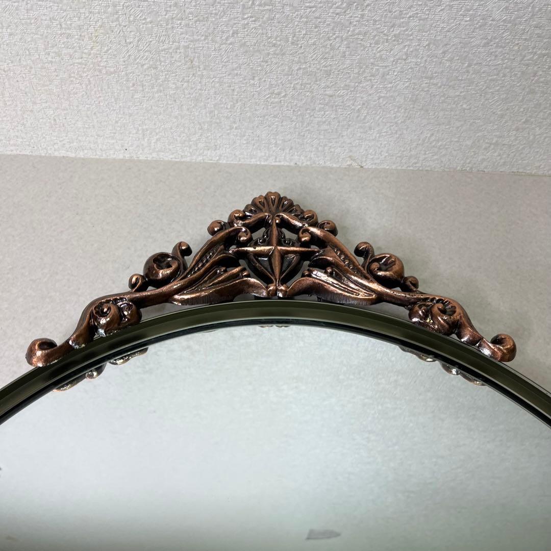 高級 ミエミラー イタリアンミラー 壁掛け鏡 アンティーク調 Hallan