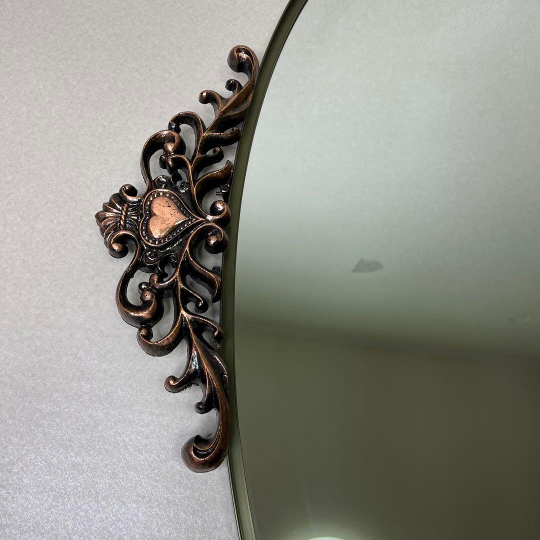 高級 ミエミラー イタリアンミラー 壁掛け鏡 アンティーク調 Hallan
