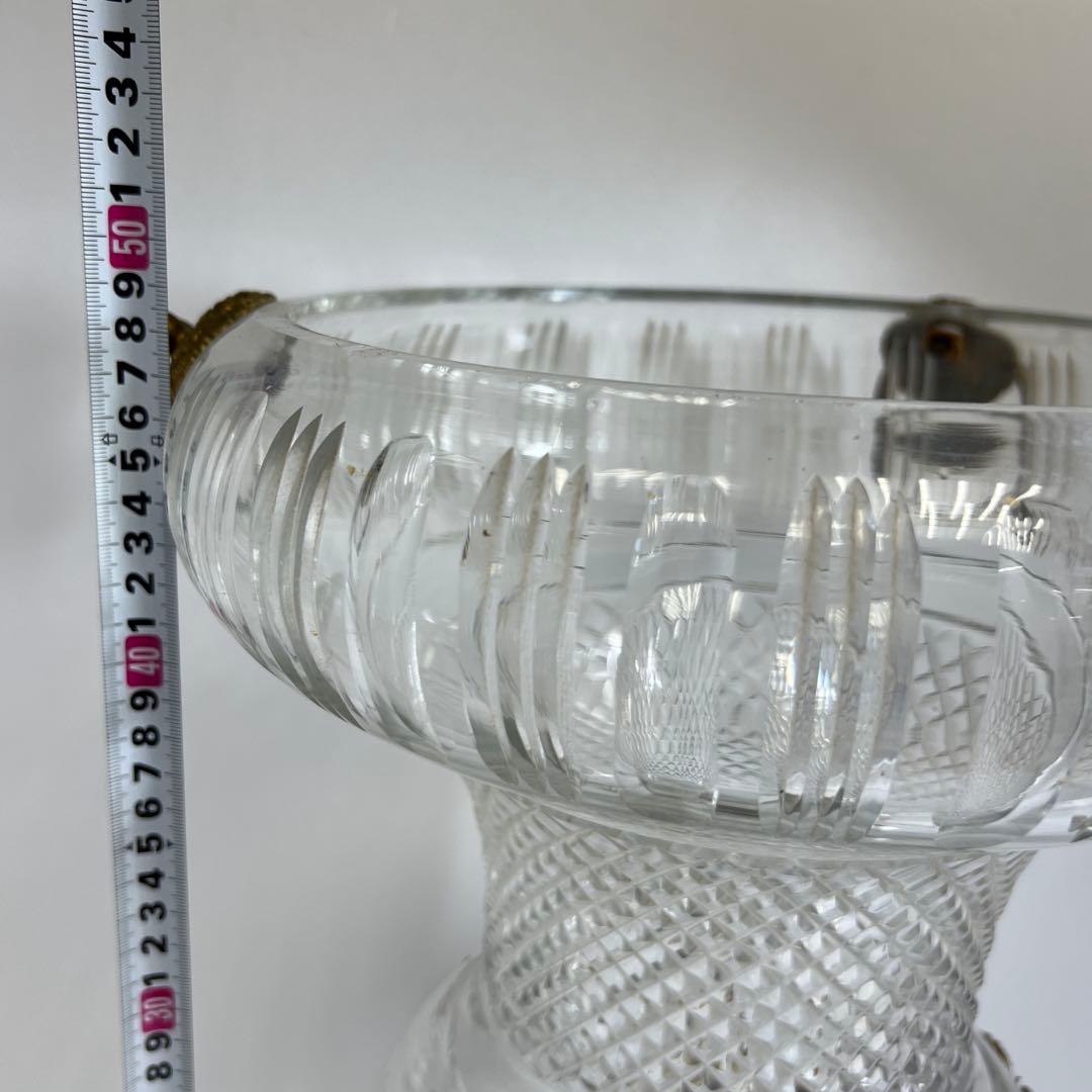 明治時代 ギヤマン切子 大花瓶 高さ48㎝ トヒチサ 東な8-0106④ - メルカリ