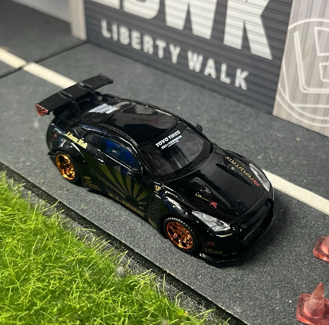 miniGT No.5 1/64 LB ブラック　カッパーホイール 開封品