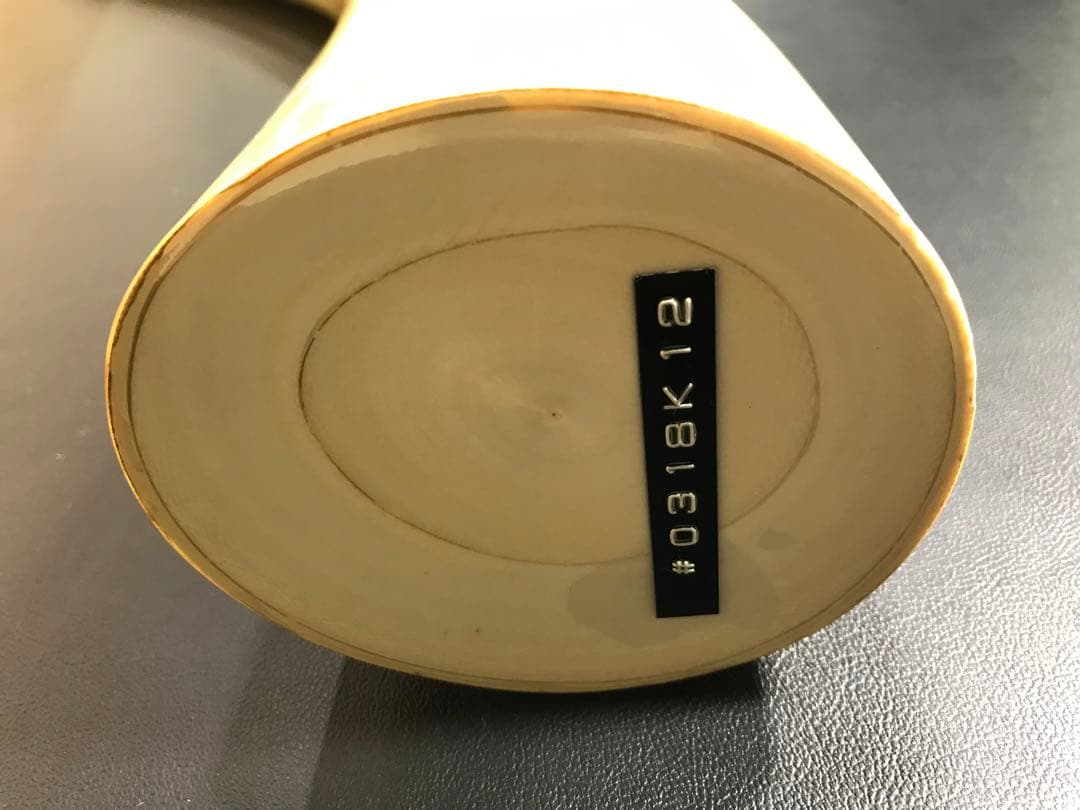 象牙風置物 レプリカ 練り物　オブジェ 一本牙 全長100cm