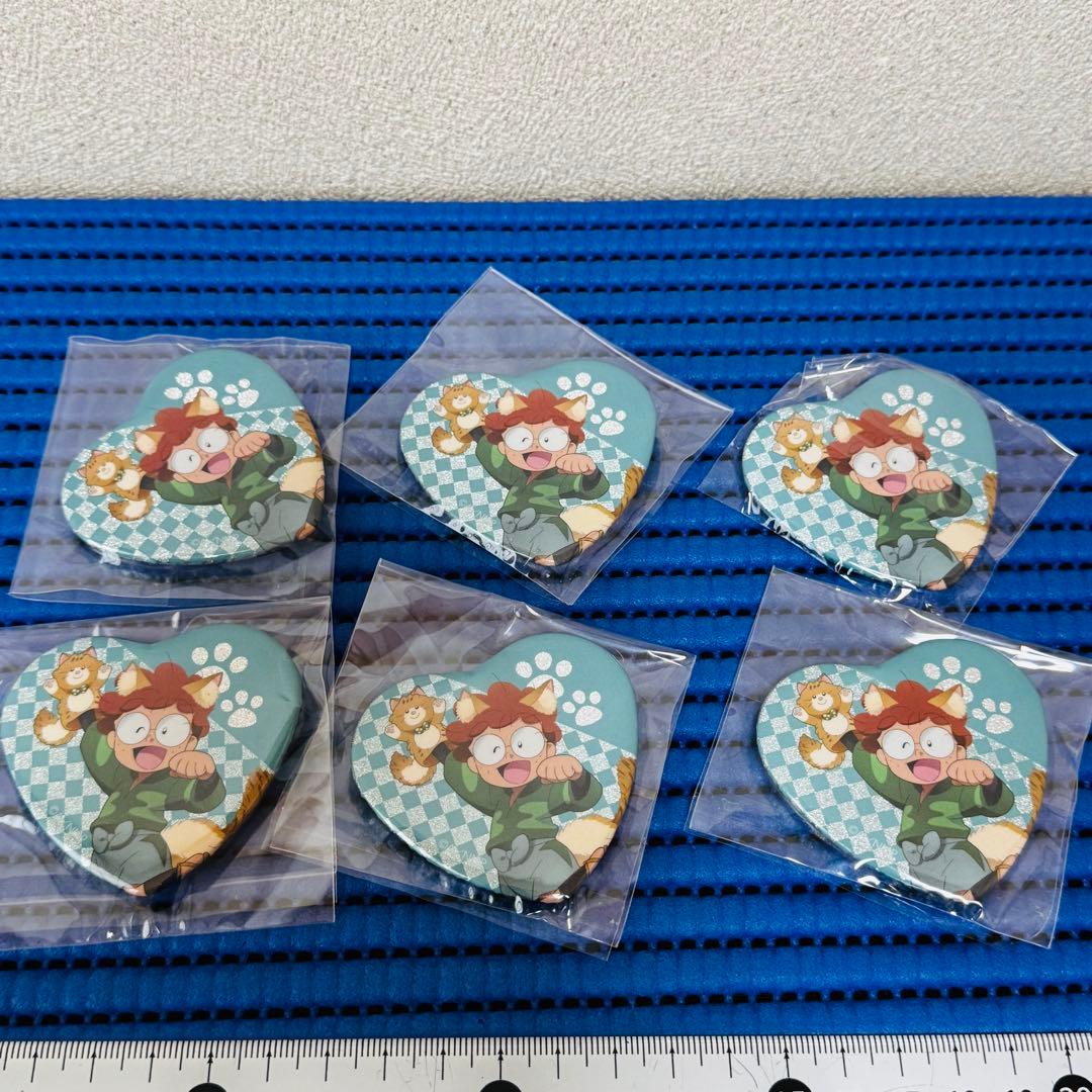 忍たま乱太郎 猪名寺乱太郎 ナンジャタウン ハート缶バッジ セット ゃ