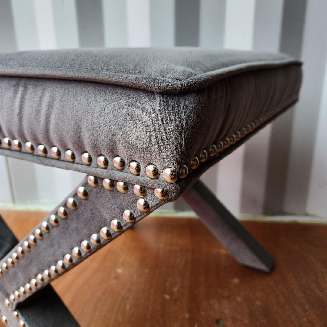 希少　Safavieh Palmer Ottoman　オットマン　グレー