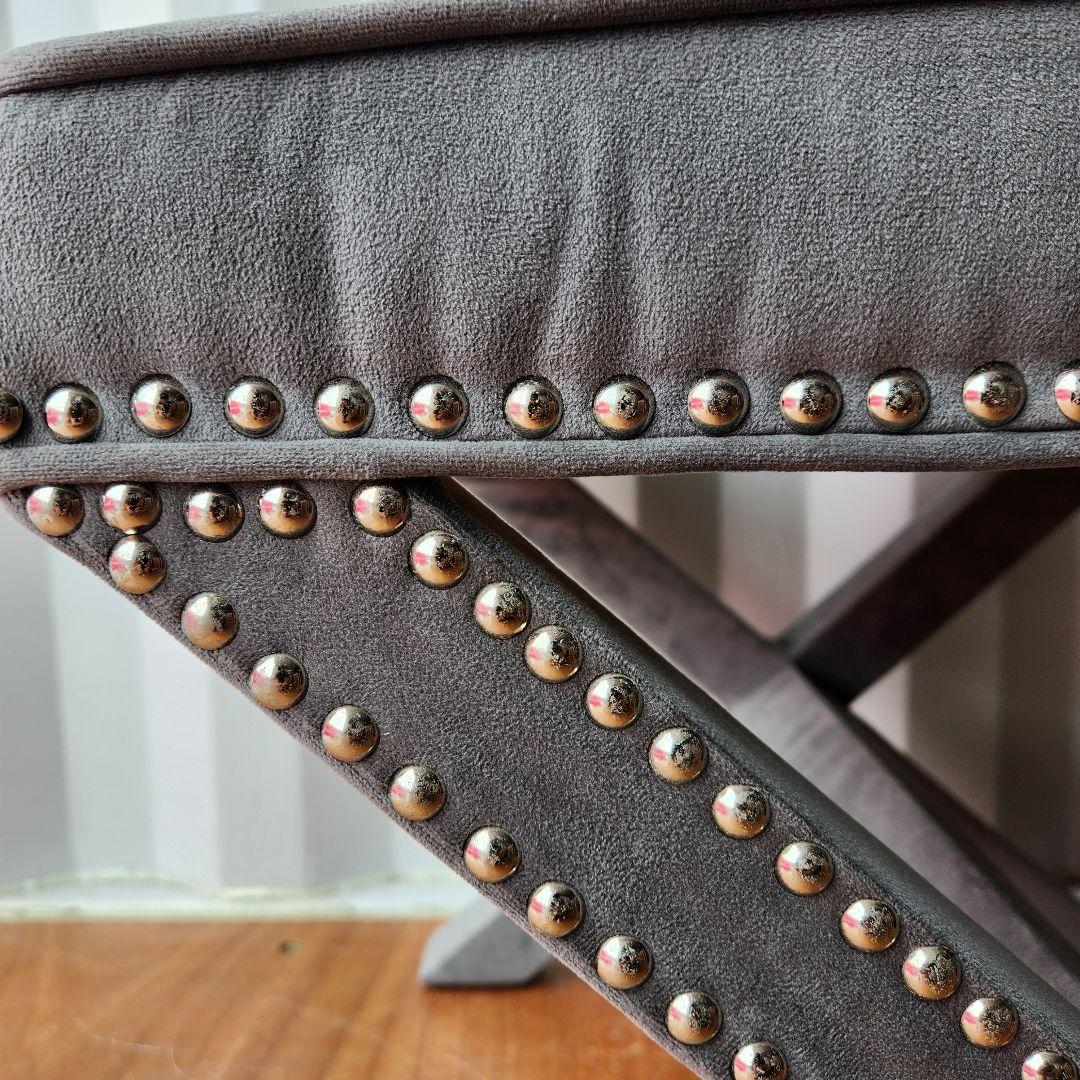 希少　Safavieh Palmer Ottoman　オットマン　グレー