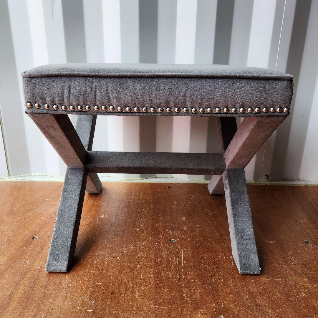 希少　Safavieh Palmer Ottoman　オットマン　グレー