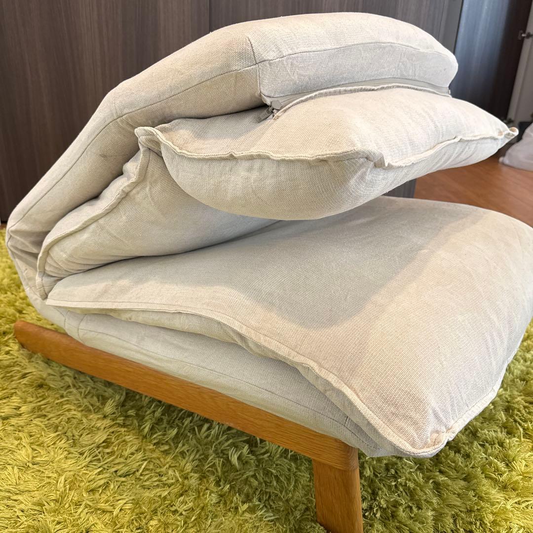【美品】無印良品　リクライニングソファ　1人掛け