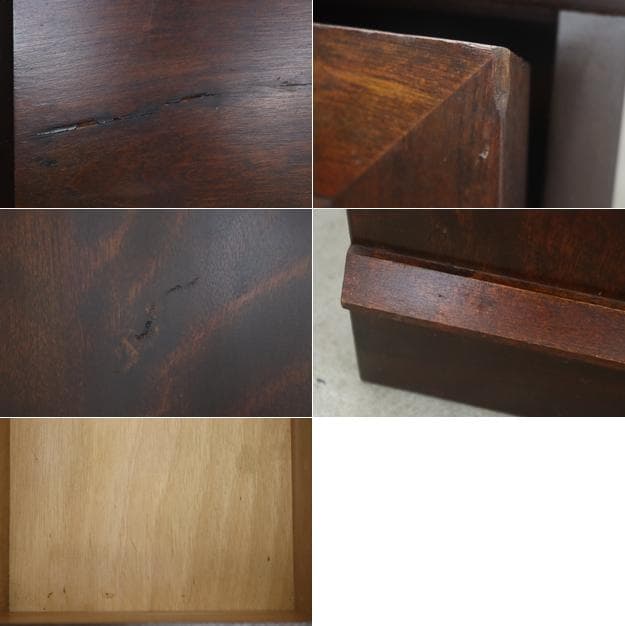 松本民芸家具 ライティングビューロー ミズメザクラ無垢材 デスク キャビネット