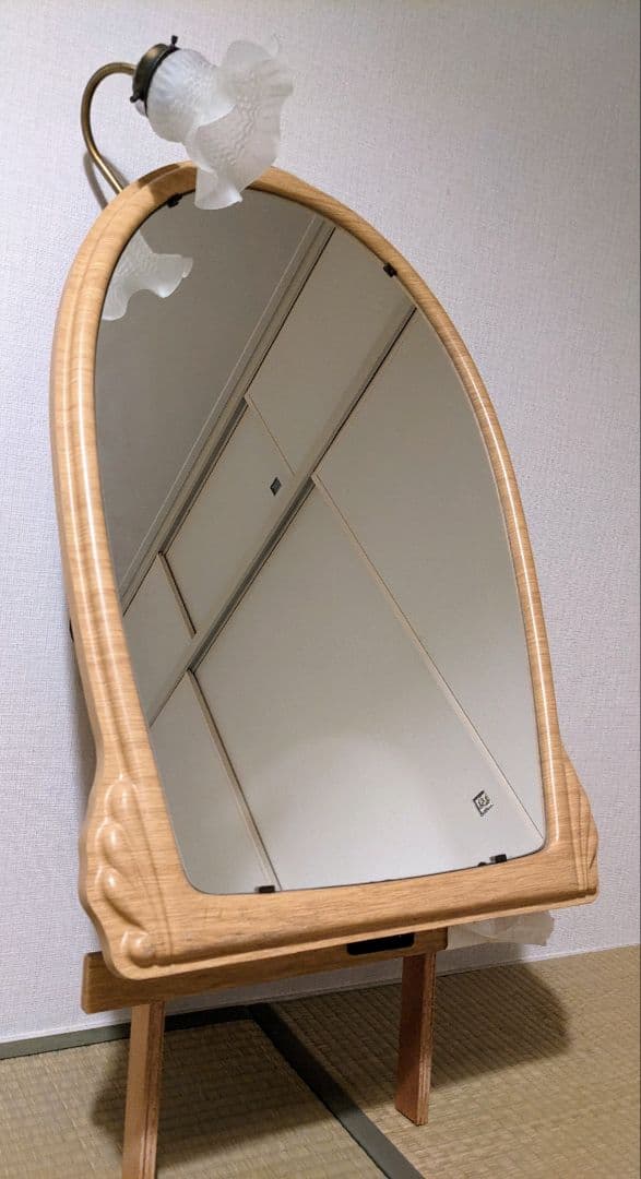 フランス調　照明つき姿鏡