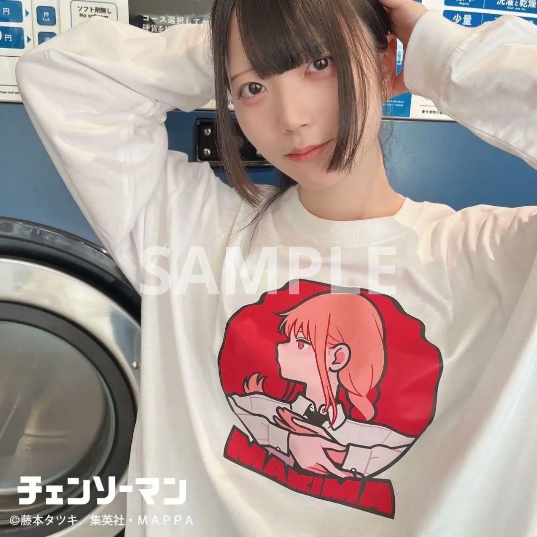 チェンソーマン 美好よしみ コラボ ロングTシャツ マキマ XL - メルカリ