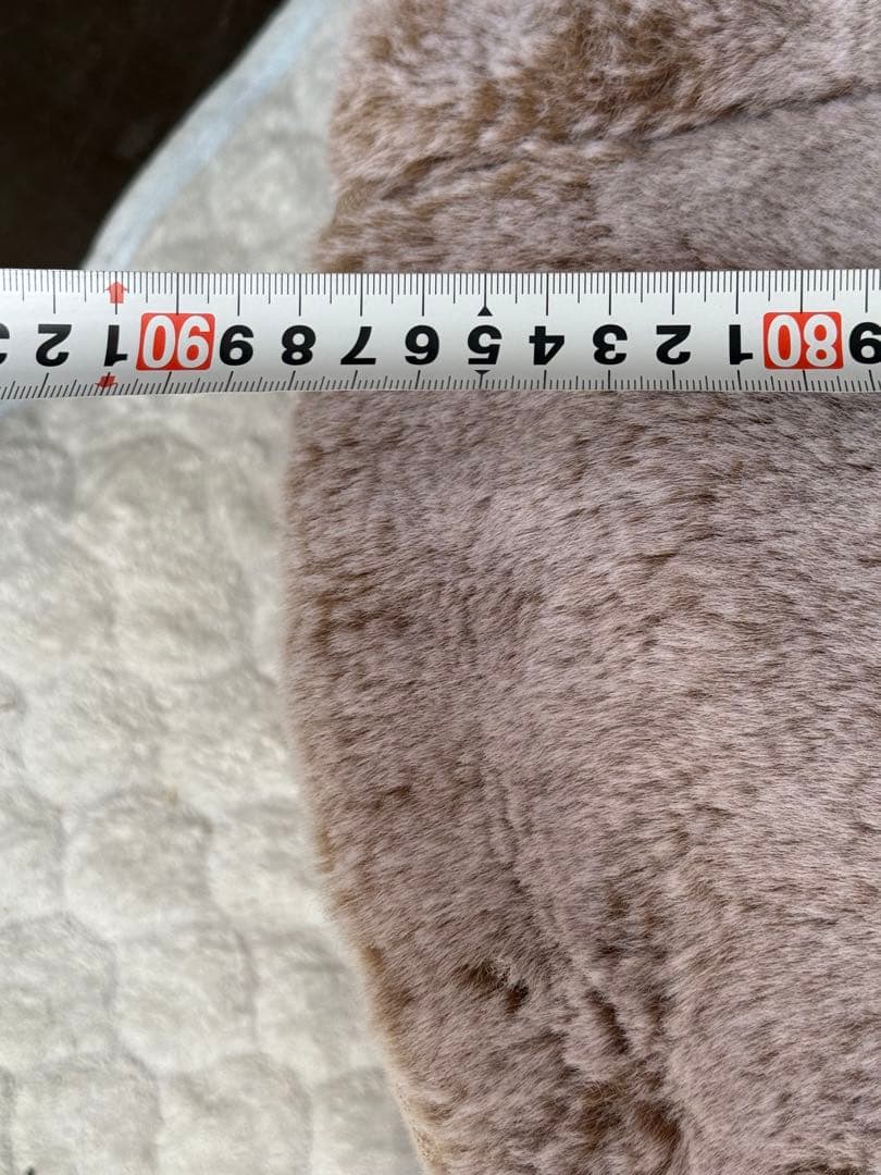 SI ambient lounge グレー ファー 円形クッション