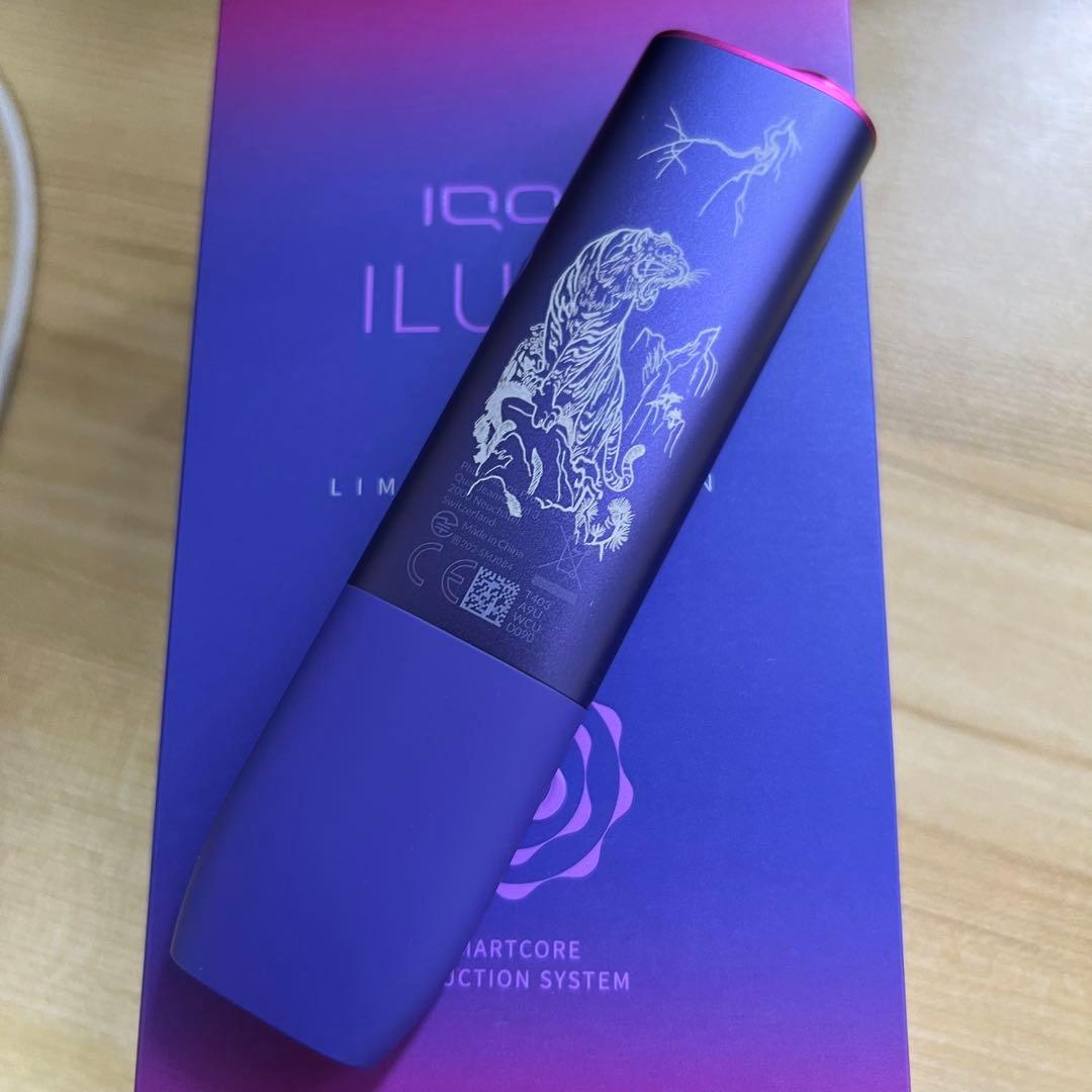 ０iQOS ILUMA ONE アイコス イルマ　ワン　ネオンレーザー加工 トラ