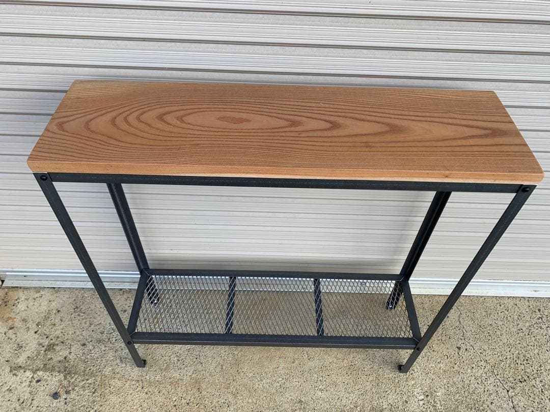 アイアン製ラック/飾り棚/インダストリアル/コンソールテーブル/1点物