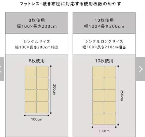 簡単に組み替えができるパレットベッド（すのこベッド） シングル分8枚