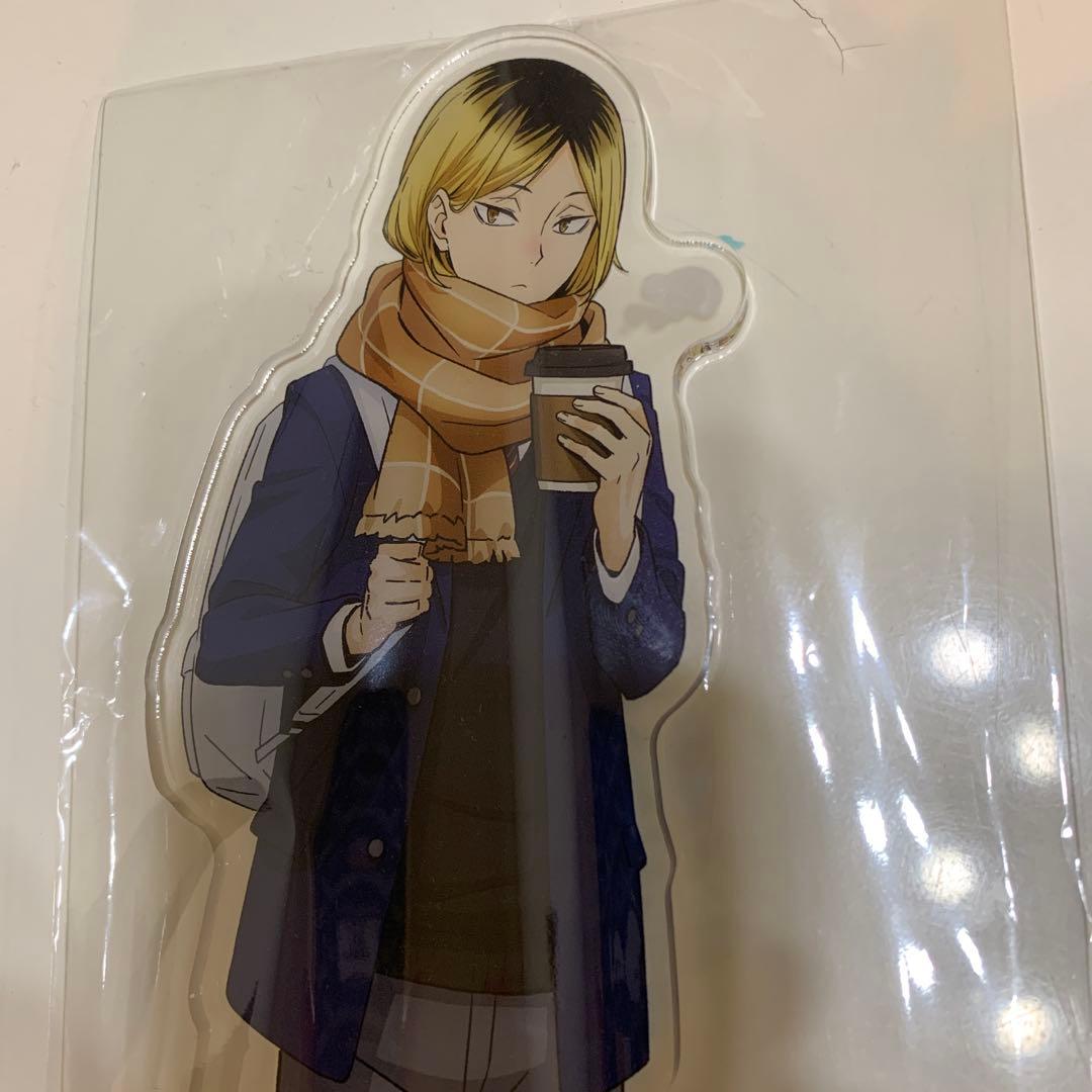 コスモワールド 特大アクリルフィギュア 孤爪研磨 バッジ 黒尾鉄朗 孤