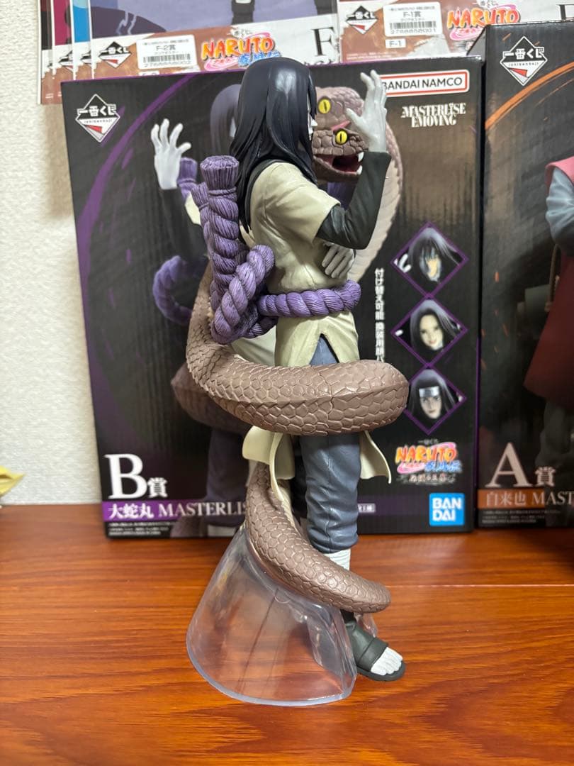 一番くじ NARUTO-ナルト- 疾風伝 伝説の三忍　3体セット　2/8まで