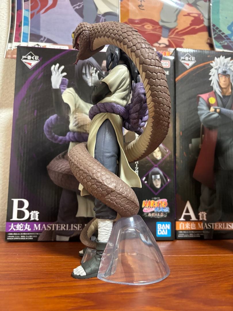 一番くじ NARUTO-ナルト- 疾風伝 伝説の三忍　3体セット　2/8まで