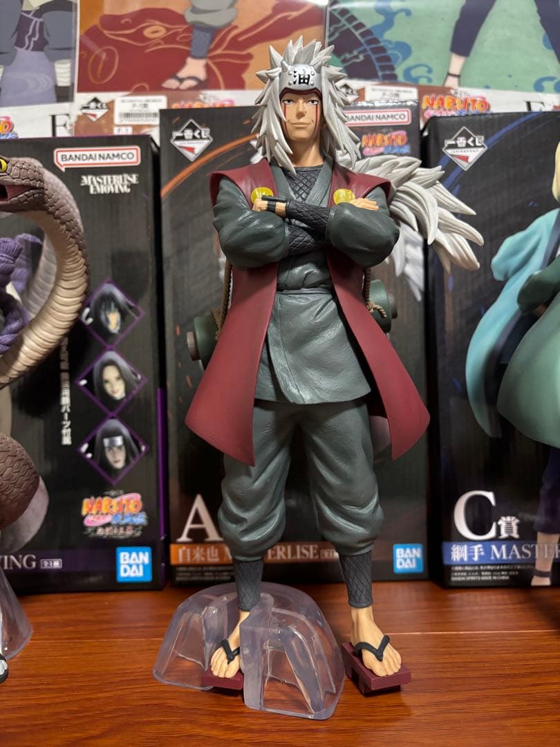 一番くじ NARUTO-ナルト- 疾風伝 伝説の三忍　3体セット　2/8まで