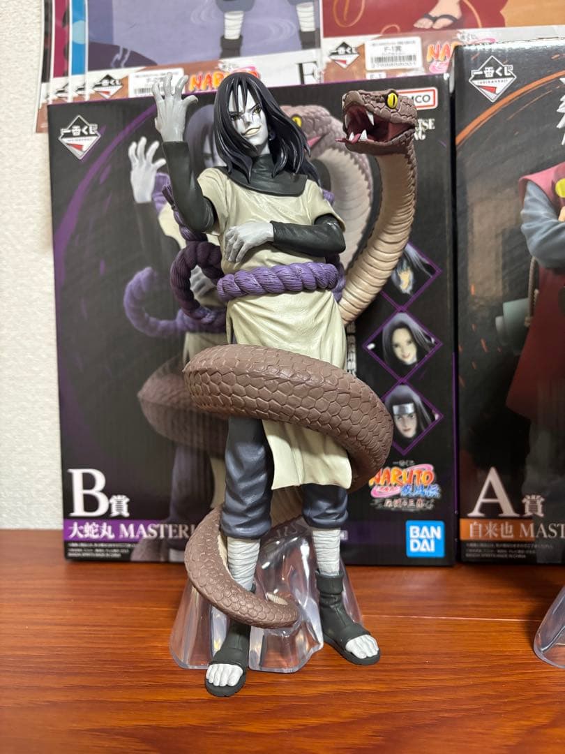 一番くじ NARUTO-ナルト- 疾風伝 伝説の三忍　3体セット　2/8まで