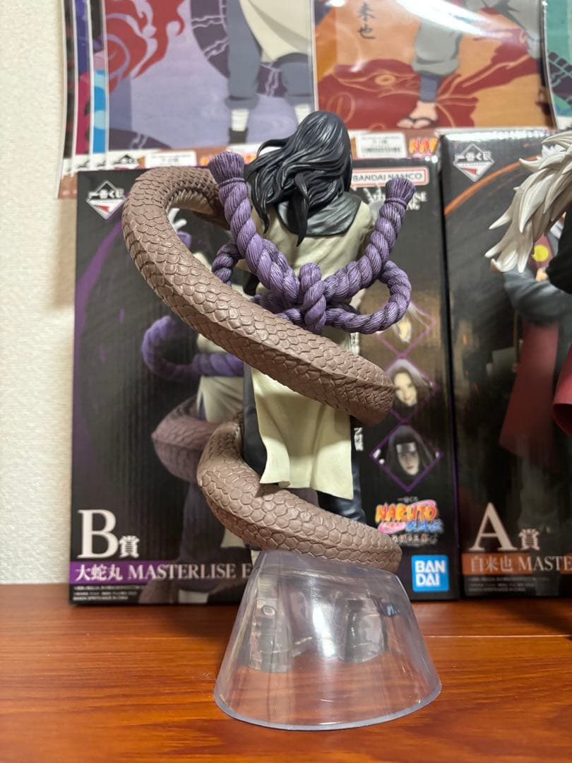 一番くじ NARUTO-ナルト- 疾風伝 伝説の三忍　3体セット　2/8まで