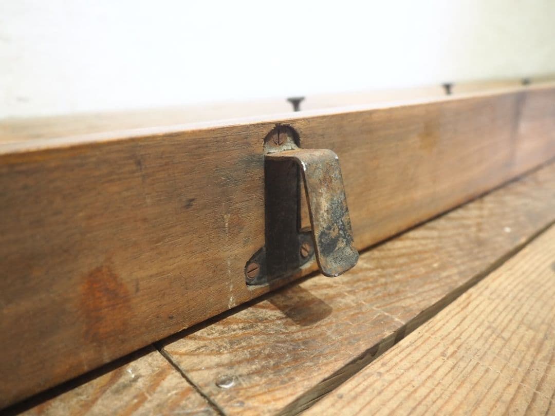 1176 ②アンティーク　ウォールフック　壁掛け　帽子掛け　金具　古家具　レトロ