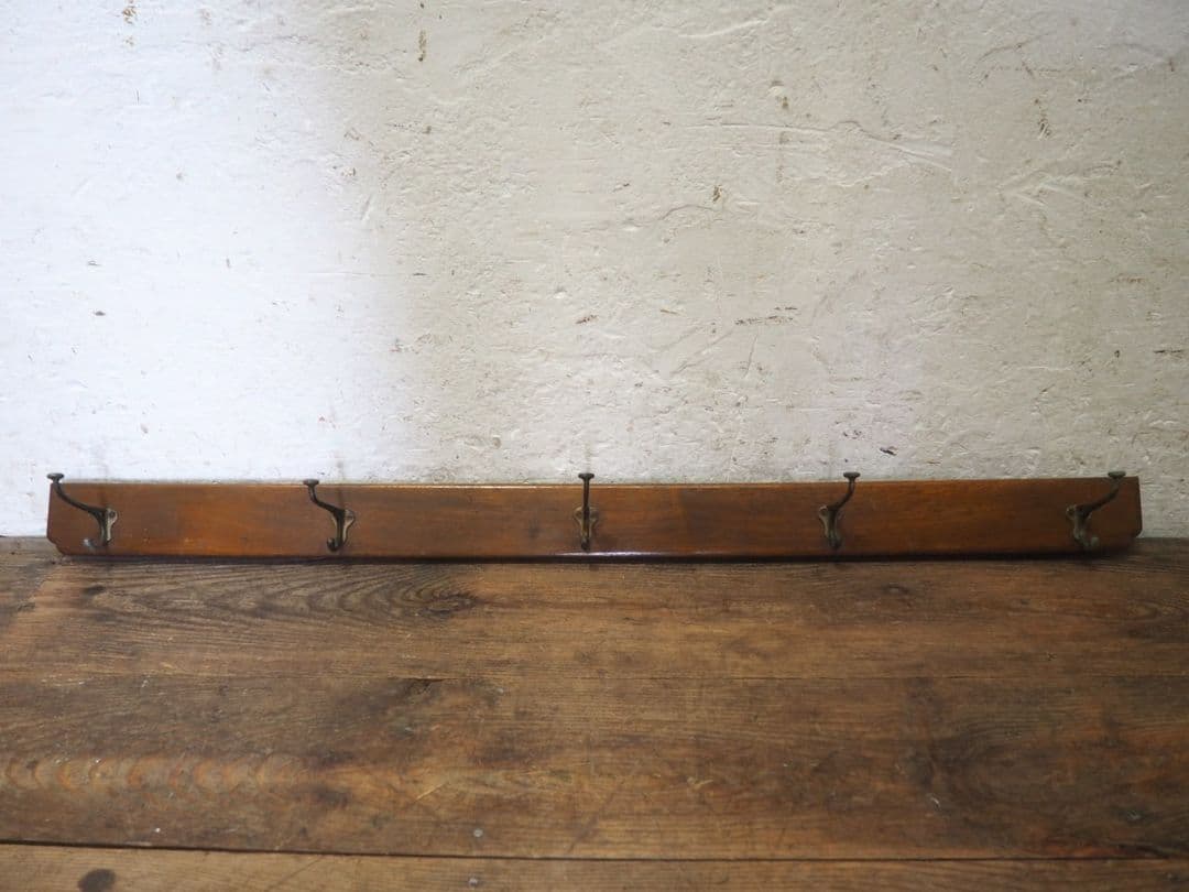 1176 ②アンティーク　ウォールフック　壁掛け　帽子掛け　金具　古家具　レトロ