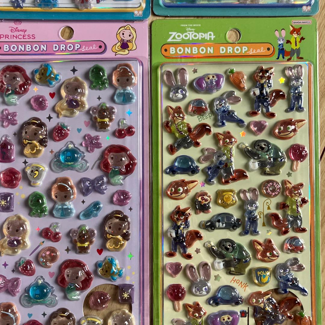 BONBON DROPシール　新作　ディズニー　8枚セット