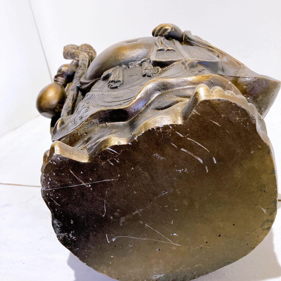 布袋像 縁起物 七福神 置物 オブジェ 骨董品 58cm 19kg