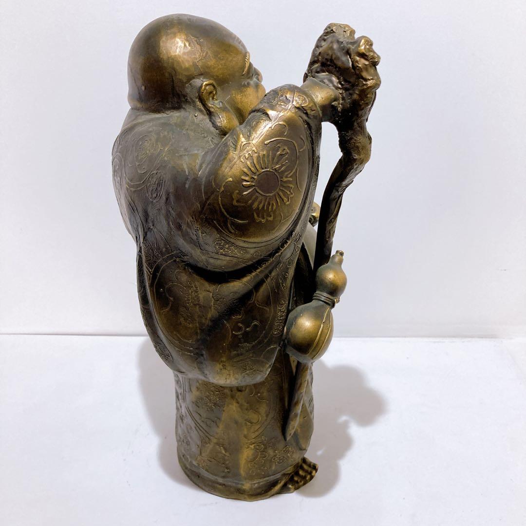 布袋像 縁起物 七福神 置物 オブジェ 骨董品 58cm 19kg