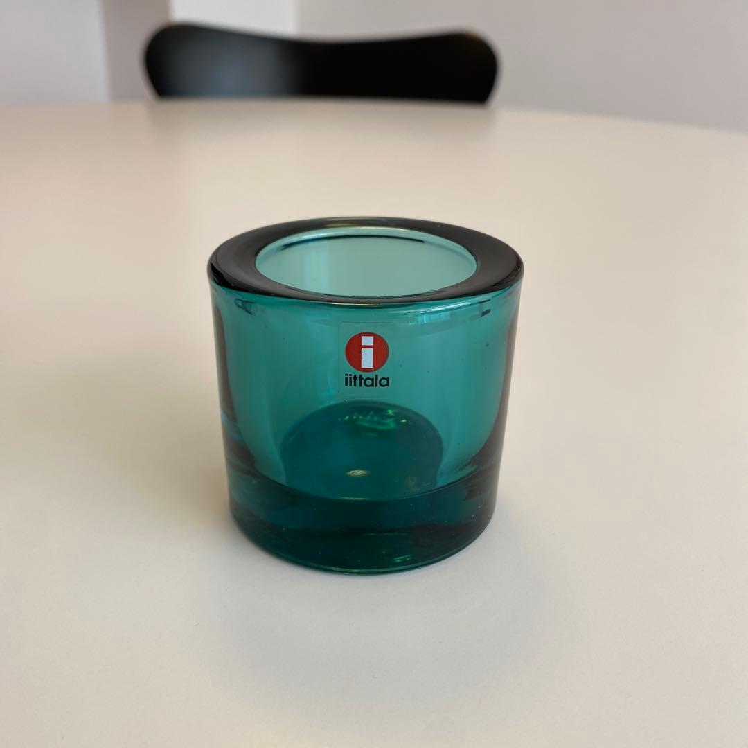  シーブルー キャンドルホルダー 3個セット イッタラ