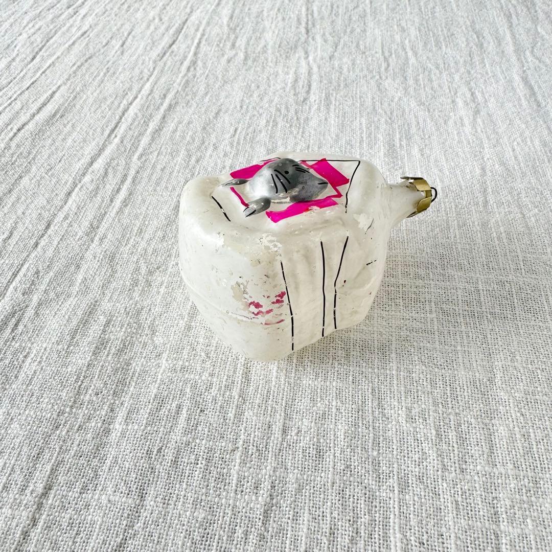 猫ちゃんのお家 ソビエト ガラスオーナメント ヴィンテージ - メルカリ