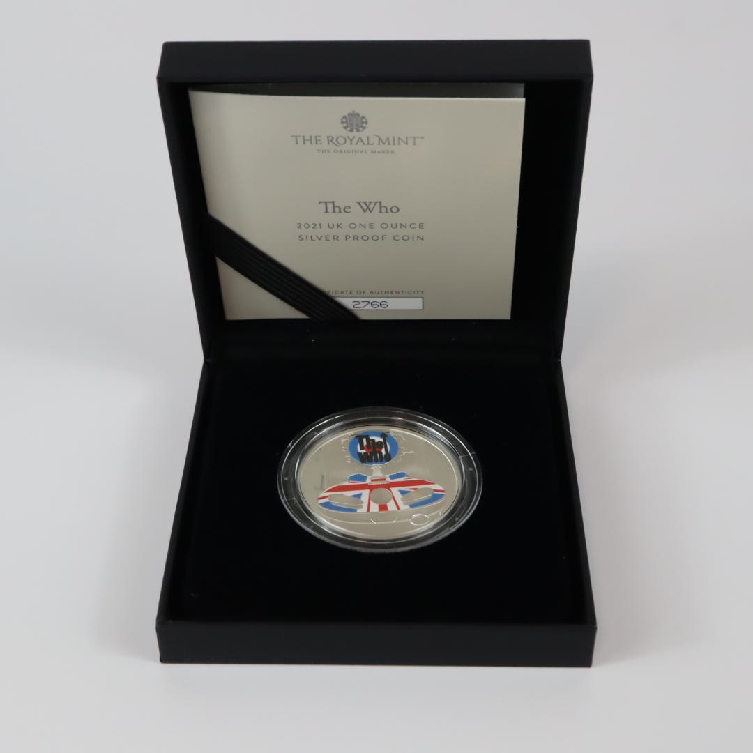2021年 The Who ザ・フー 1オンス 2ポンド プルーフ 銀貨 - メルカリ