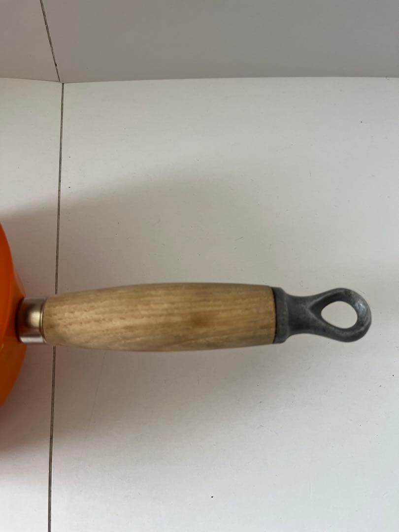 廃盤　ヴィンテージ ルクルーゼ　ソースパン　ミルクパン　14cm オレンジ