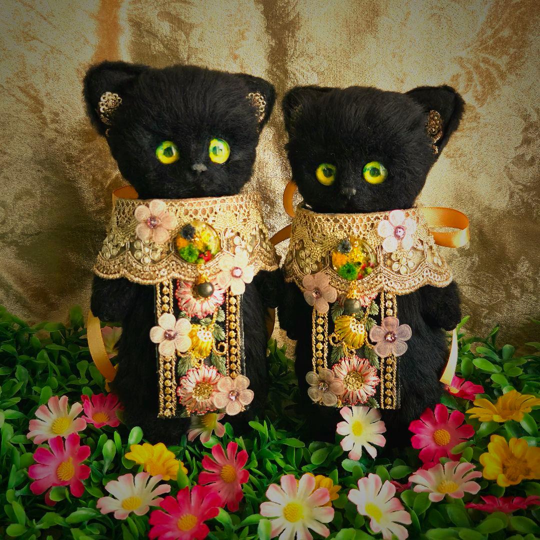 【ちょん】グスタフ・クリムト【接吻】イメージ　アートドール2体