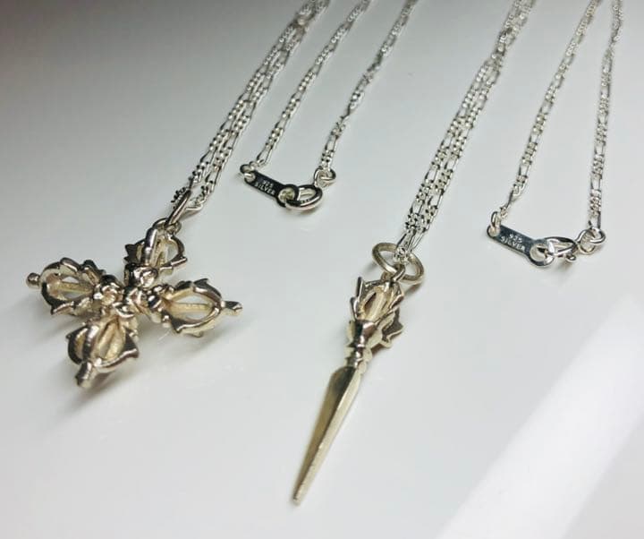 密教法具バズラ&プルパ（シルバー製）