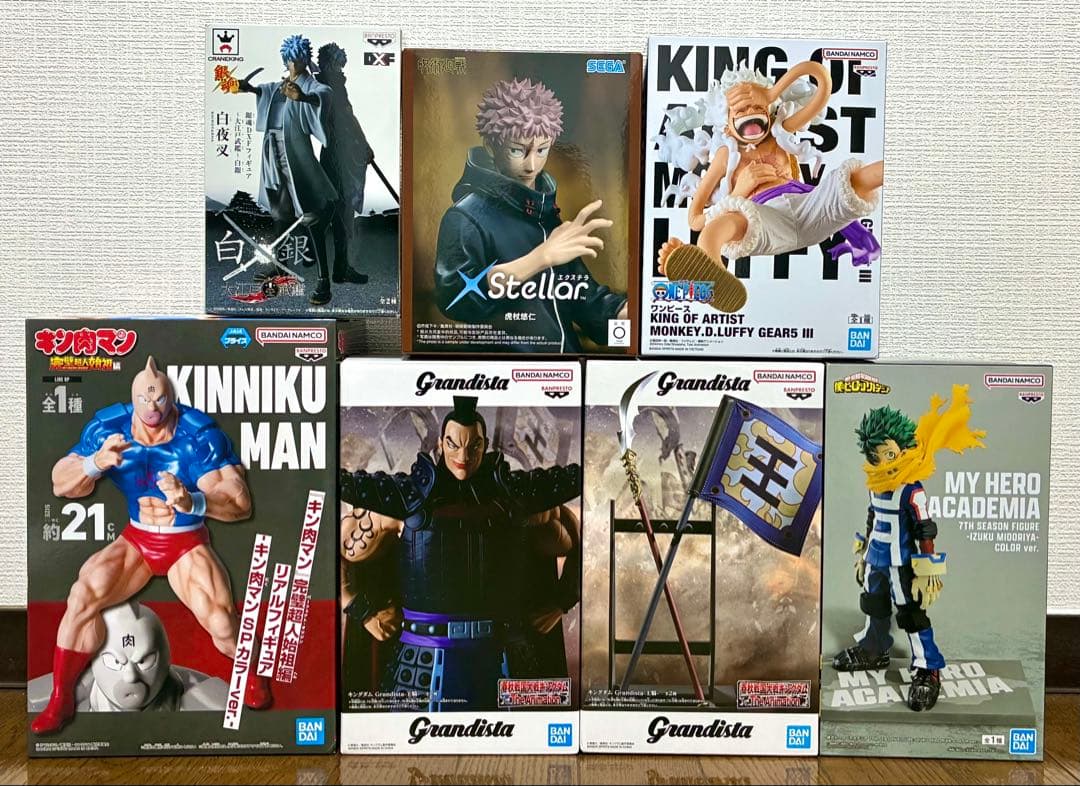 人気anime フィギュア 7種7体セット】まとめ売り＊＊ - メルカリ